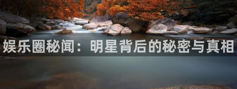 万事娱乐登录：娱乐圈秘闻：明星背后的秘密与真相